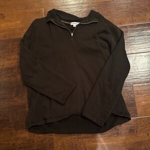 Calvin Klein Black Zip Up Sweater